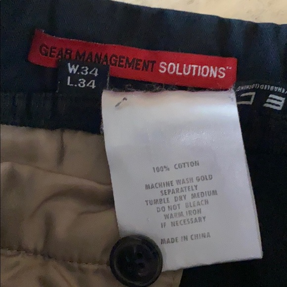 Scottevest Black Hidden Cargo Pants 34x34 - Picture 6 of 7
